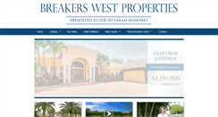 Desktop Screenshot of breakerswestproperties.com