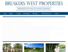 Tablet Screenshot of breakerswestproperties.com